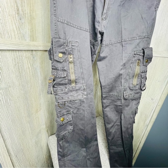 Tactical Bondage Streetwear Cargo Pants Gray - Picture 2 of 7
